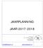 JAARPLANNING JAAR Secretariaat: Mw. E. Hendriks de Bruijn Arendstraat AW Wijchen tel: