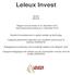 Leleux Invest SICAV BEVEK. Rapport annuel révisé au 31 décembre 2012 Gereviseerd jaarverslag op 31 december 2012