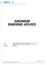 ANONIEM BINDEND ADVIES