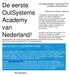 De eerste OutSystems Academy van Nederland!