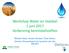 Workshop Water en Voedsel 1 juni 2017 Verkenning kennisbehoeften