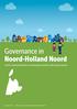 Governance in Noord-Holland Noord