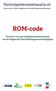 ROM-code. Charter voor participatiecommissarissen van de Regionale Ontwikkelingsmaatschappijen