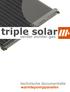 triple solar verder zonder gas technische documentatie warmtepomppanelen
