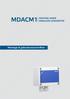 MDACM1 DIGITAAL NAAR ANALOOG CONVERTER. Montage & gebruiksvoorschriften