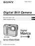 (1) Digital Still Camera. Istruzioni per l uso Gebruiksaanwijzing MVC-FD88 MVC-FD83/FD by Sony Corporation