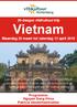 20-daagse vtbkultuur-trip. Vietnam. Maandag 25 maart tot zaterdag 13 april 2019