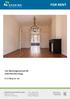 FOR RENT. Van Beuningenstraat KN Den Haag p.m. ex.