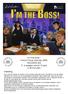 I'm the boss! Face 2 Face Games, 2003 SACKSON Sid 3-6 spelers vanaf 12 jaar ± 90 minuten