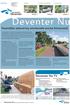 Feestelijke oplevering vernieuwde entree binnenstad. Deventer Nu NIEUWS VAN DE GEMEENTE DEVENTER - 25 MEI 2011 PAGINA PAGINA 2 PAGINA