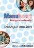 Menu. schooljaar Voortgezet onderwijs. denieuwebibliotheek. naamschool