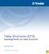 Tekla Structures 2016i. Basisbeginselen van Tekla Structures. september Trimble Solutions Corporation