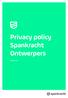 Privacy policy Spankracht Ontwerpers. Versie 1.0