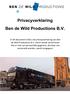 Privacyverklaring Ben de Wild Productions B.V.