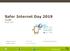 Safer Internet Day 2019 HvdM januari 2019