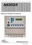 AS3035. Besturing en bewaking voor koeltorens. Bedieningsvoorschrift. Software versie 2.00
