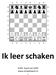 Ik leer schaken. KVDC Karel van Delft