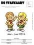 De Stafkaart. Mei - Juni Maandblad van scouts 43 e St.-Benedictus Mortsel dorp (verschijnt niet in juli en augustus)