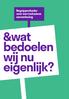 Begrippenkader voor een inclusieve samenleving. &wat bedoelen wij nu eigenlijk?