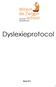 Dyslexieprotocol Maart