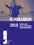 MEMORANDUM 2019 LOONBELASTING SOCIALE VERZEKERINGEN ARBEIDSVOORWAARDEN