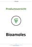 Productoverzicht. Bioamoles