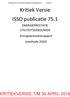 Kritiek Versie ISSO publicatie 75.1