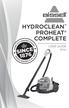 HYDROCLEAN PROHEAT COMPLETE USER GUIDE 1474J