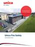 Unica Fire Safety Bedrijfsprofiel