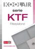 serie KTF Filterplafond