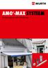 AMO -MAX SYSTEEM. De oplossing voor afstandsmontage