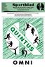 OMNI.   Week 04, 22 januari 2018, nummer 2540 u kunt dit blad ook lezen op onze website: QUINTUS. voetbal badminton volleybal