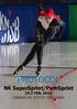 PROTOCOL. NK SuperSprint/PureSprint ZA 2 FEB IJSBAAN DE UITHOF, DEN HAAG