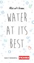 Alles uit 1 kraan: Water at its best