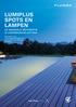 LUMIPLUS SPOTS EN LAMPEN DE MONDIALE REFERENTIE IN ZWEMBADVERLICHTING