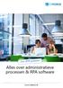 Alles over administratieve processen & RPA software