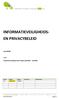 INFORMATIEVEILIGHEIDS- EN PRIVACYBELEID