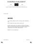 EUROPEES PARLEMENT ADVIES. Commissie vrijheden en rechten van de burger, justitie en binnenlandse zaken. 10 oktober 2001