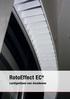RotoEffect EC. Luchtgordijnen voor draaideuren