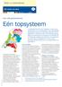 Eén topsysteem. Water- en bodembeheer. Voor alle geodisciplines. TNO Kennis voor zaken