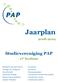 Jaarplan. Studievereniging PAP e bestuur