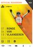 OFFICIAL ROADBOOK RONDE VAN VLAANDEREN JUNIOREN - HERZELE > GERAARDSBERGEN. Marc Van Hecke