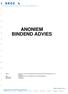 ANONIEM BINDEND ADVIES