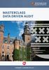 MASTERCLASS DATA DRIVEN AUDIT