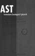 AST. Amsterdams Sociologisch Tijdschrift