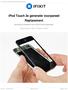 ipod Touch 2e generatie voorpaneel Replacement