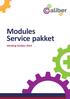 Modules Service pakket. Stichting aliber 2019