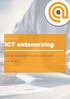 WHITEPAPER. ICT outsourcing. Tips en handvatten bij het uitbesteden van uw ICT