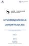 UITVOERINGSREGELS JUNIOR HANDLING