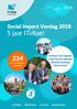 5 jaar ITvitae! 224 ICT-specialisten naar werk. Social Impact Verslag 2018